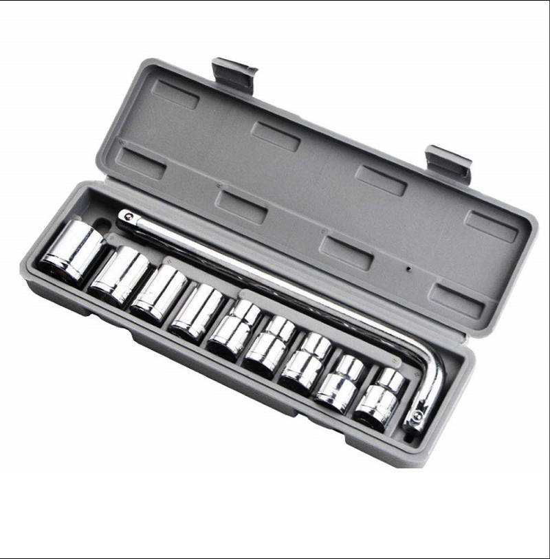 10 pcs socket set tools set with L wrench hand tools set for household and repair