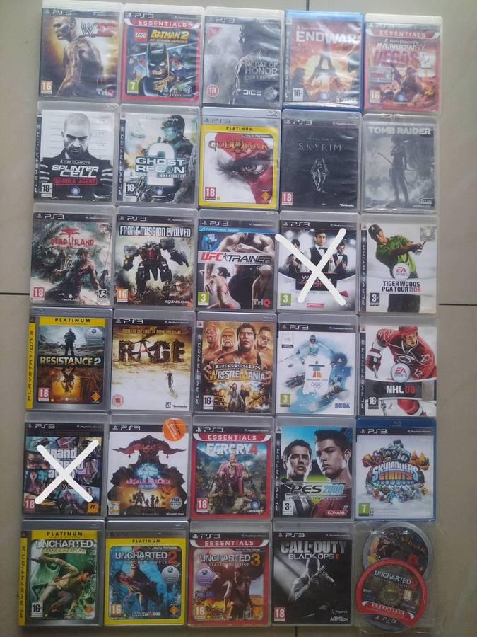 29x Playstation 3 (PS3 Game Bundle - Mixed)