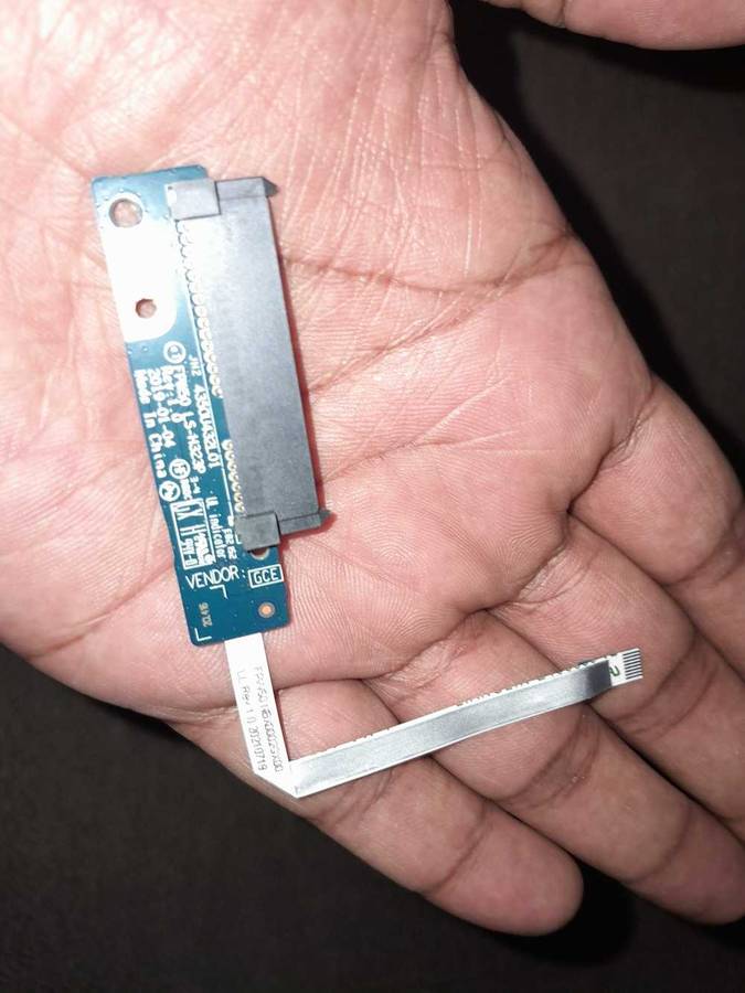 Laptop hard drive connector