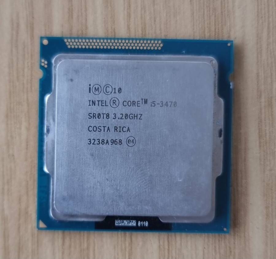 Intel Core i5-3470 @3.20GHz, 3rd Generation, LGA1155 socket 1 available