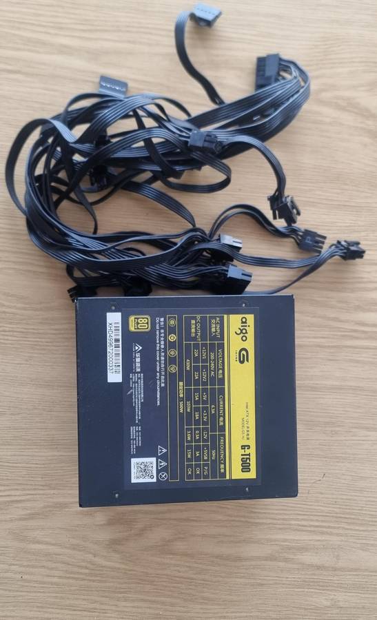 Aigo G-T500 500W 80 Plus Benzo ATX Gaming PSU Module