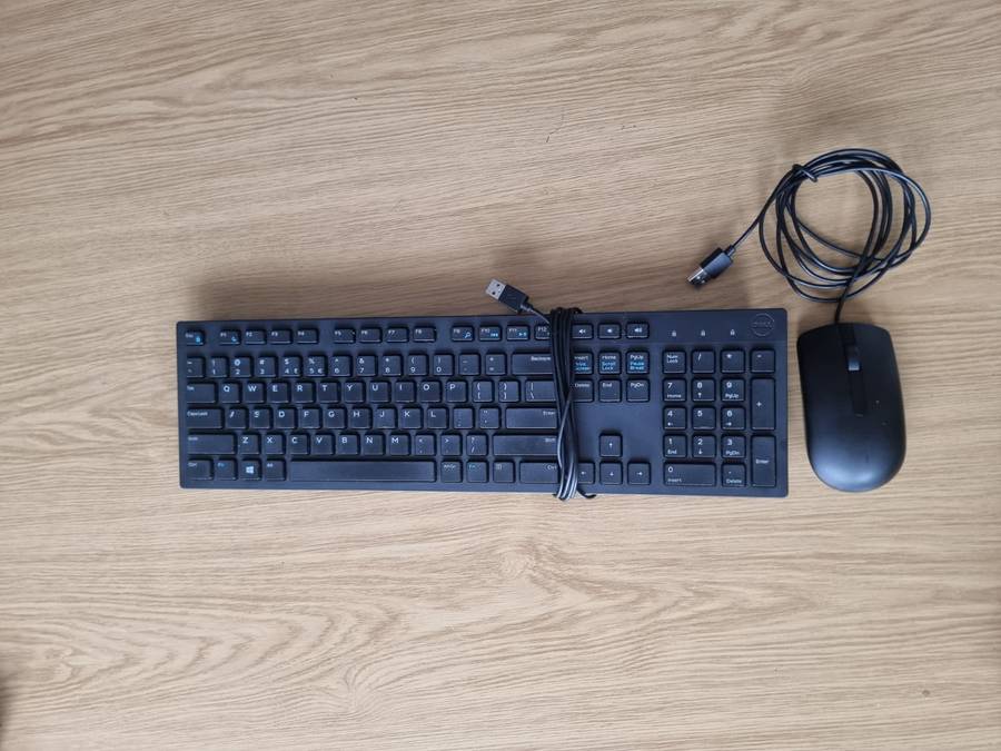 Original Dell Mouse and Keyboard wired, used working clean condition give away price