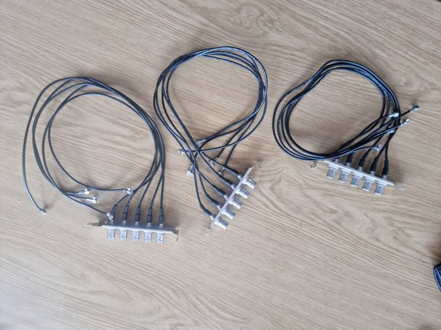 DVS SDI dual in/out cables for Stream Card
