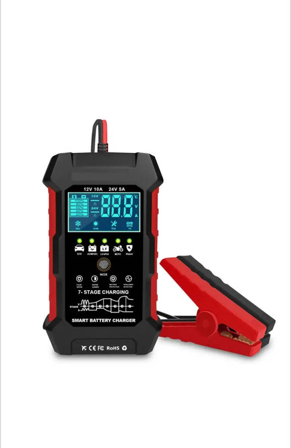 12V 10A & 24V 5V Smart Automatic Battery Charger & Pulse Repair Tool RG-10