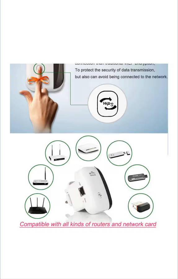 Wireless wifi signal booster extender