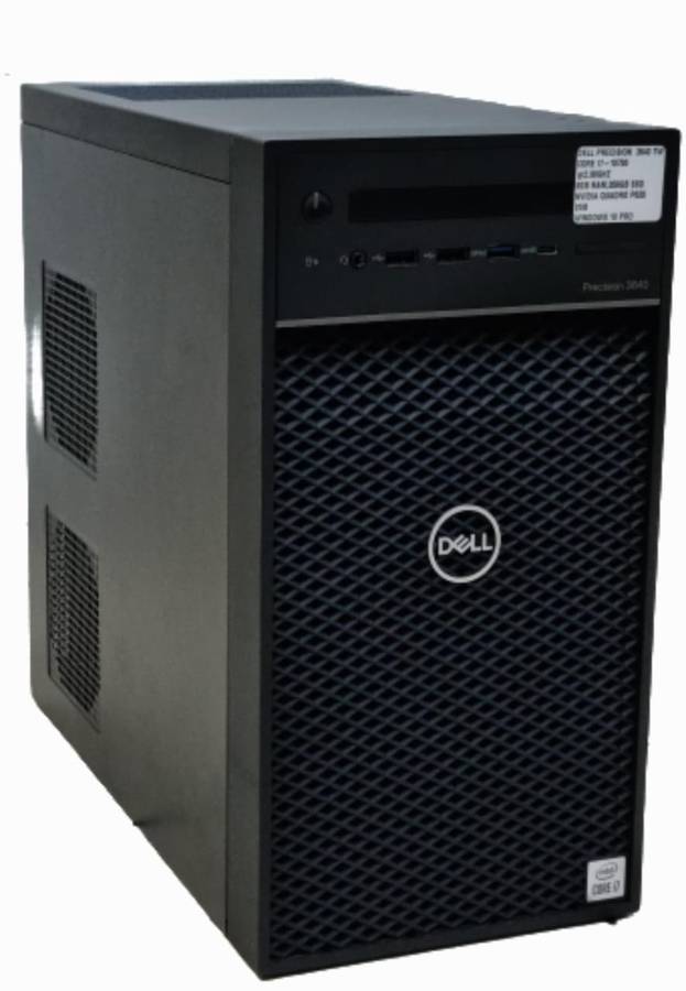 Dell Precision 3640 Tower Workstation  Core i7-10700 / 16GB RAM / 256GB SSD, Quadro P620 2GB