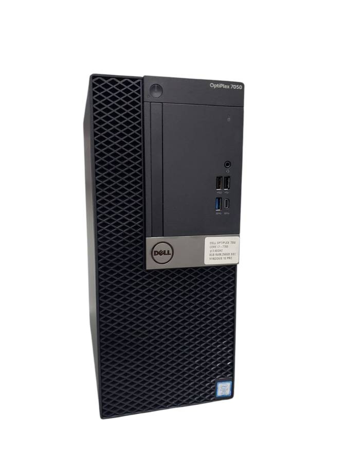 Dell Optiplex 7050  Mini Tower,Core i7 7th Gen, 8GB RAM 256GB SSD,