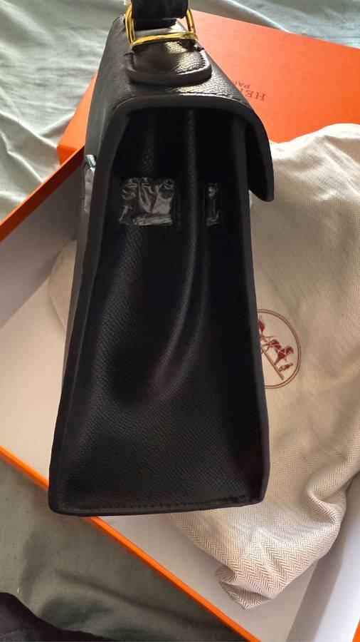 Hermes Kelly bag, black