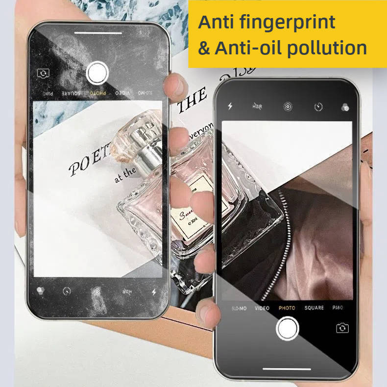 Set of 4 - IPhone 13/13pro/14 - Tempered Glass Privacy Anti-spy Screen Protector With Cleaning Kit