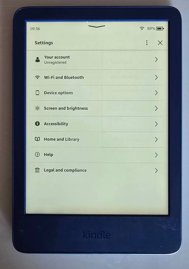 Amazon Kindle 11th Gen 16GB Wi-Fi.