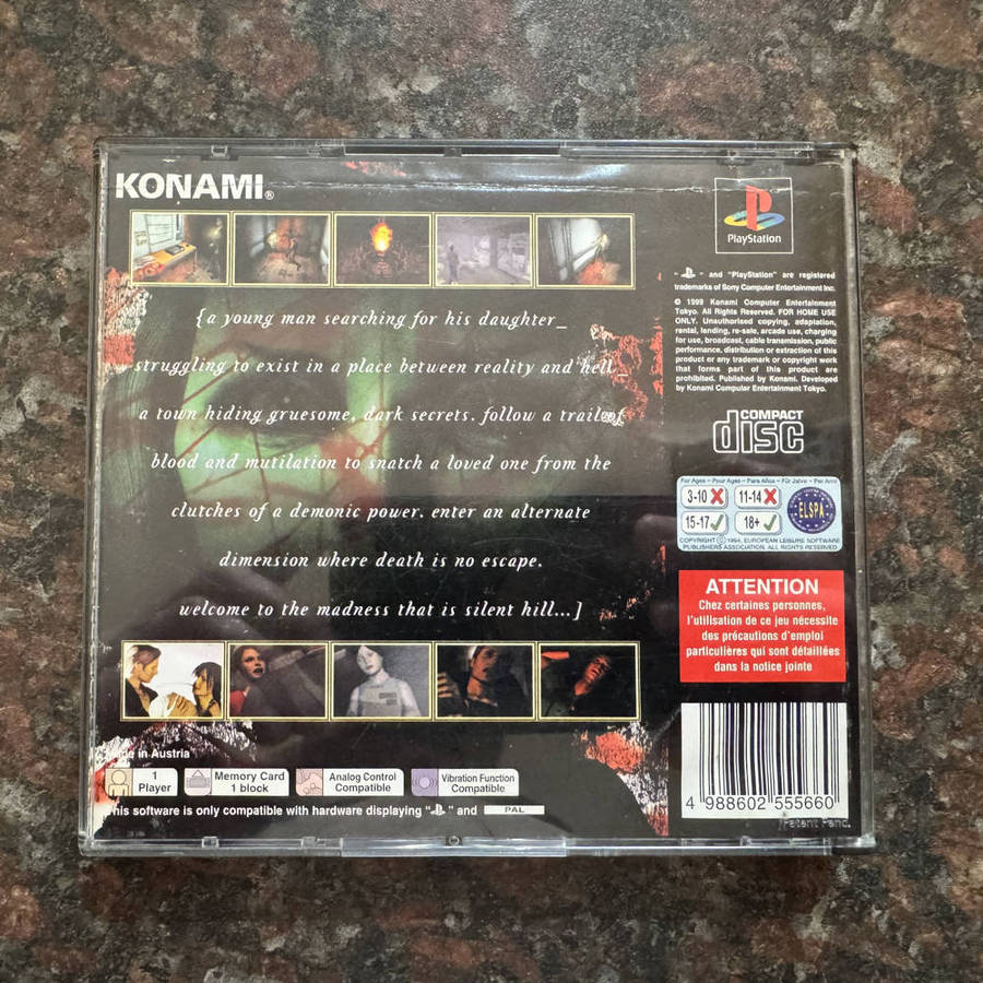 Silent Hill PS1 (no manual)
