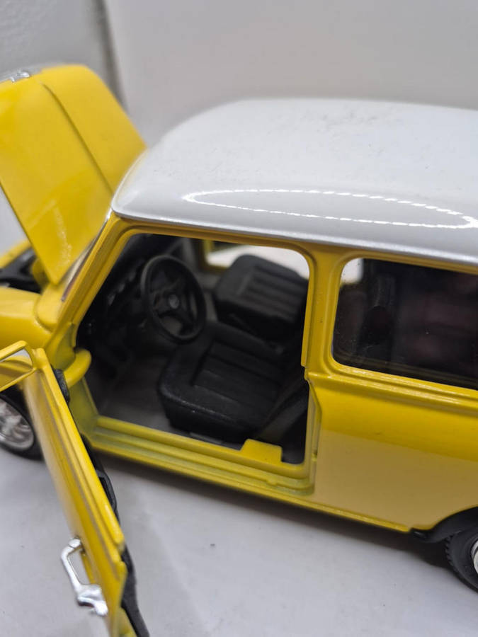 Bburago Mini Cooper model car.