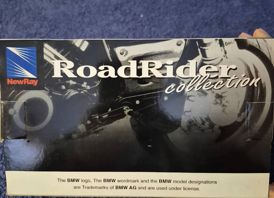 New Ray 1:12 scale die-cast model of a BMW R 1200 GS motorcycle