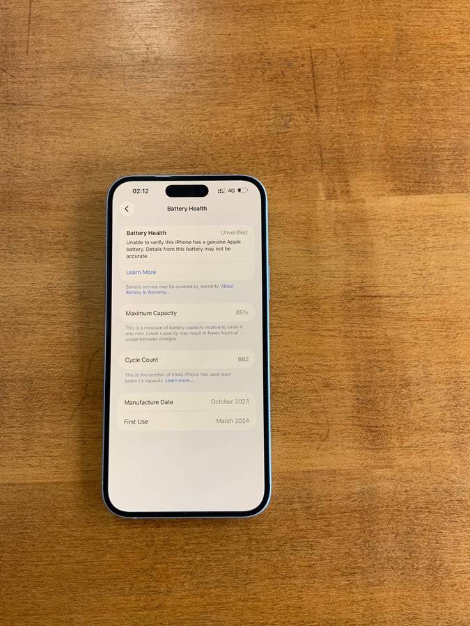 IPhone 15 plus, 128gb