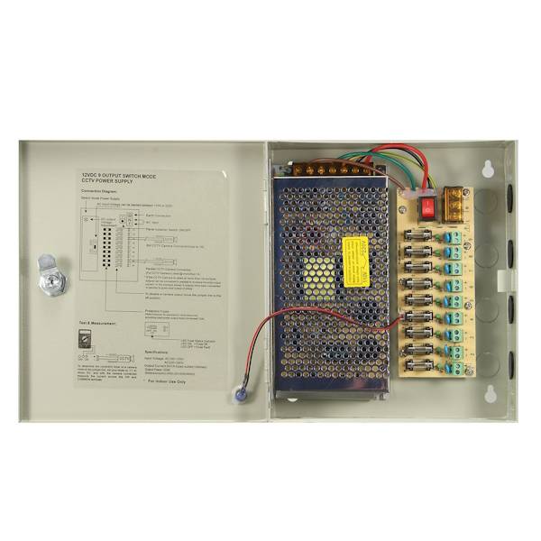 HiLook CCTV Camera Kit with 2TB HDD / 8 Cameras / 8 Junction Boxes / 100M Cable / Connectors / PSU