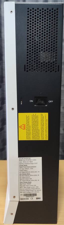 SUNPAX 5.5KW Solar Inverter - Please See Description / For Spares or Repair