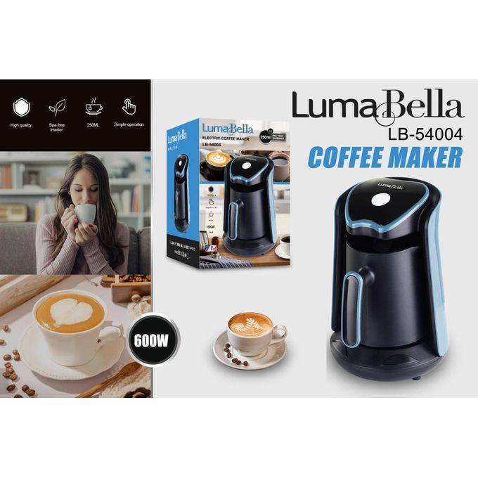 Single-Serve Electric Coffee Maker (LB-54004)  600W Power, 250mL Capacity, BPA Free Interior