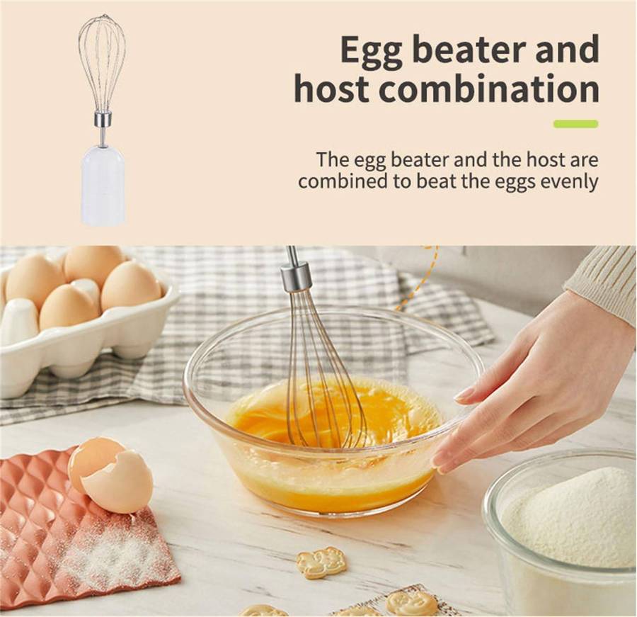 Product Title4-in-1 Immersion Stick Blender  400W Power, 2-Speed Control, Includes Whisk, Chopper &