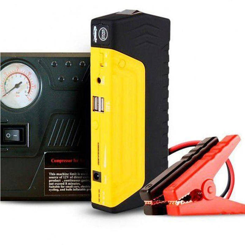 Enhanced Automobile Emergency Power Supply with Air Compressor