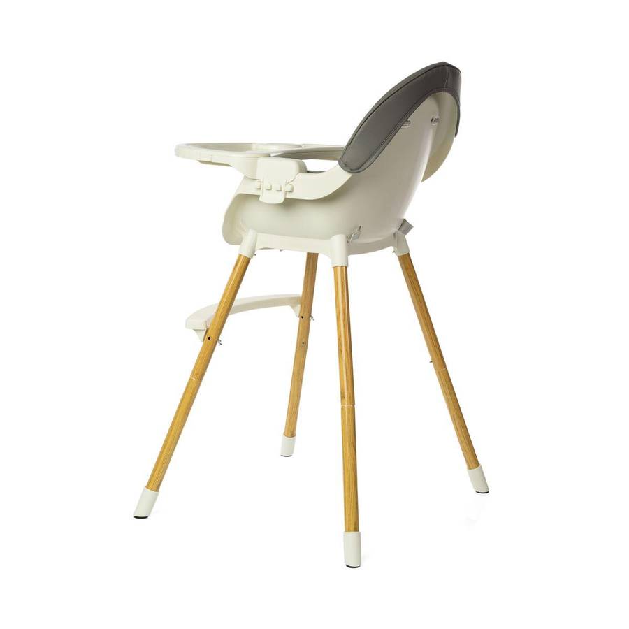 2-in-1 Convertible Baby High Feeding Chair with Tray - Grey