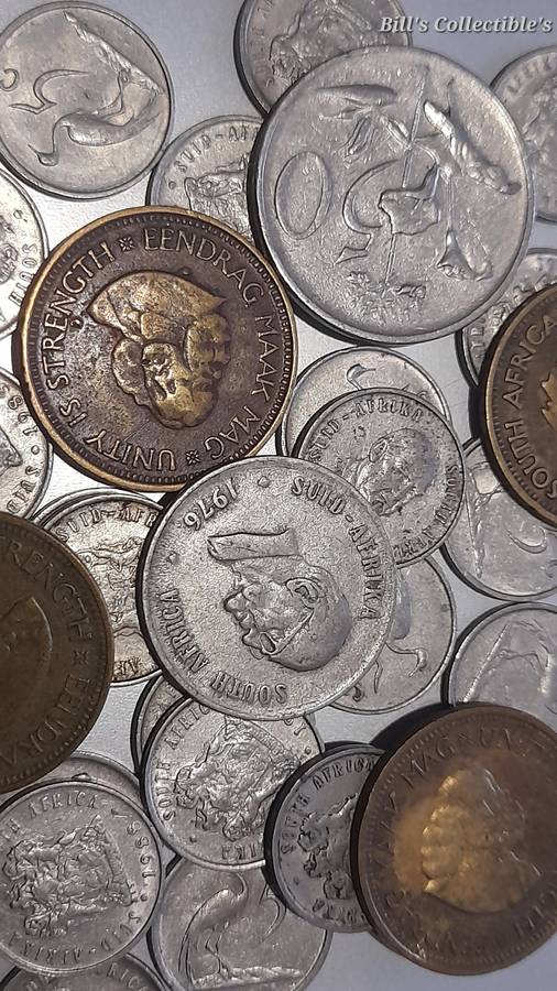 36 COINS South African Lot . 1 bid Takes All .