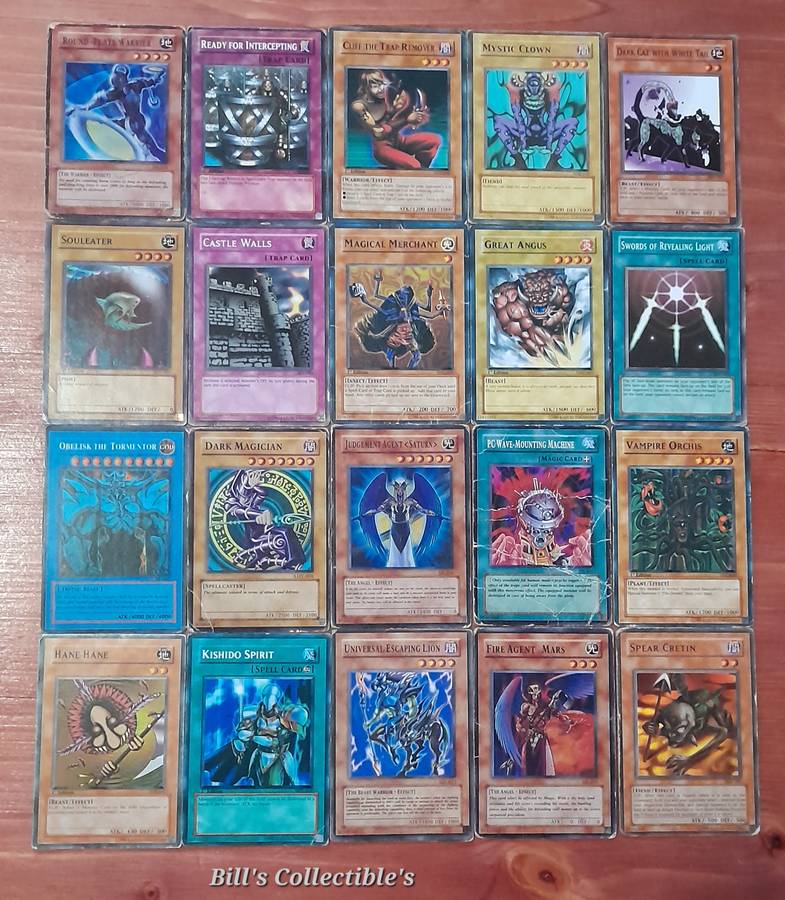Yugi-Oh Cards . 20 Cards . 1 bid Takes All