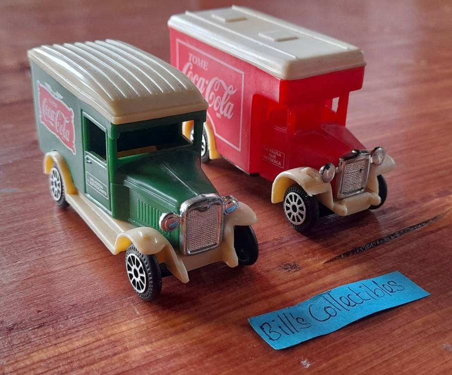 Coca Cola Toy Trucks X2