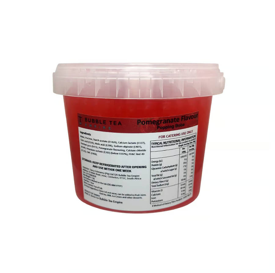 Pomegranate Popping Boba - 1KG