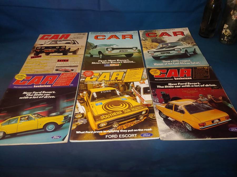 VINTAGE FORD ESCORT MAGAZINES