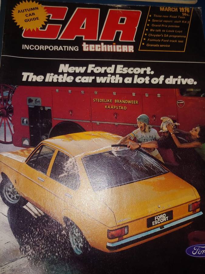 VINTAGE FORD ESCORT MAGAZINES