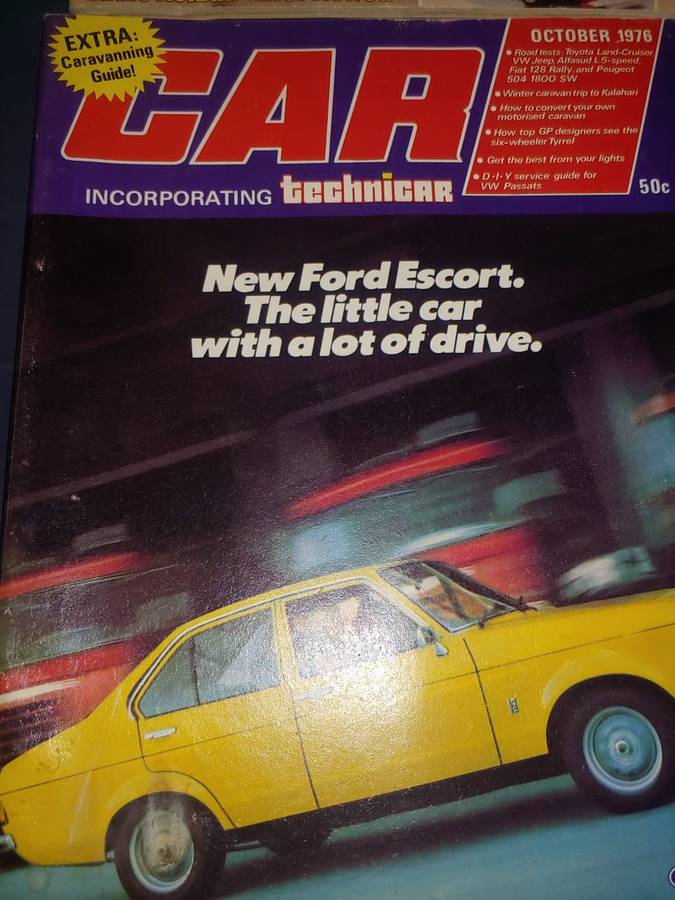 VINTAGE FORD ESCORT MAGAZINES