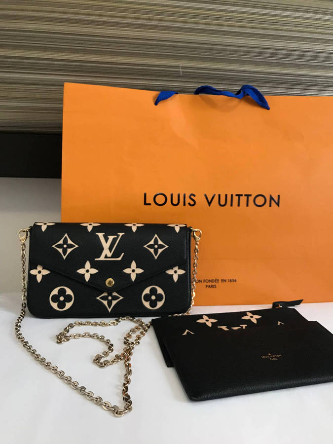 Louis vuitton felicie pochette monogram empreinte canvas