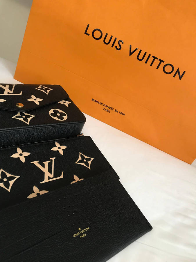 Louis vuitton felicie pochette monogram empreinte canvas