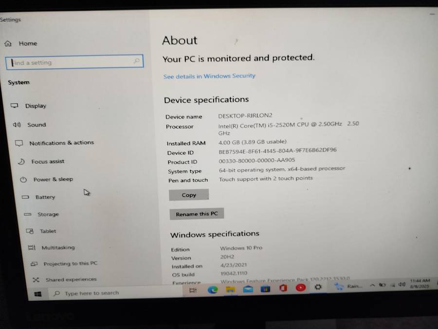 Lenovo X220 for spares or repairs