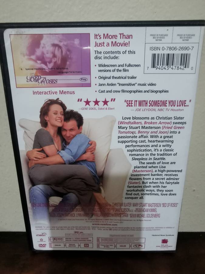Bed of Roses on DVD
