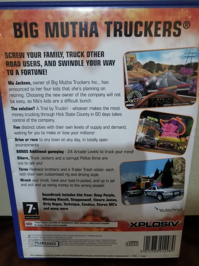 Big Mutha Truckers on PlayStation 2 with Booklet