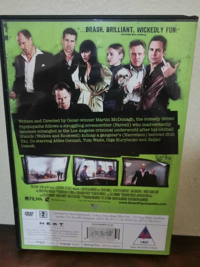 Seven Psychopaths on DVD