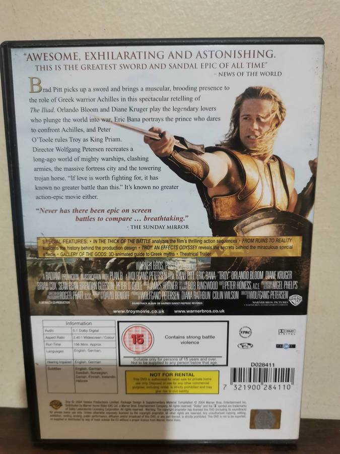 Troy 2-Disc Widescreen Edition on DVD