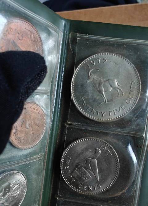 Coins of Rhodesia uncirculated set - 1975
