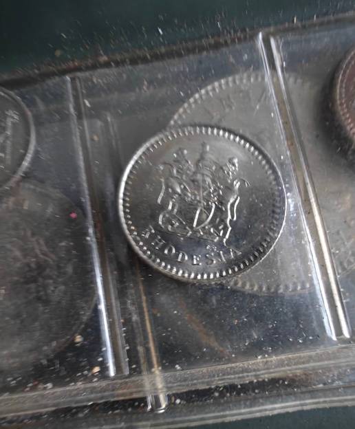 Coins of Rhodesia uncirculated set - 1975