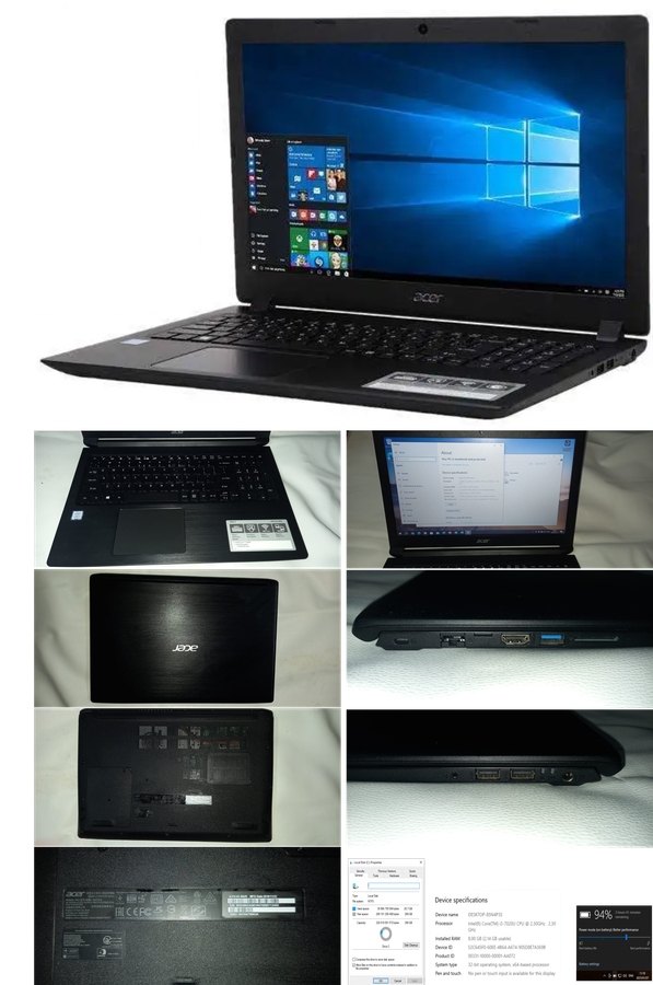 Acer Aspire 3 - Intel Core i3, 320GB HDD, 8GB - Refurbished