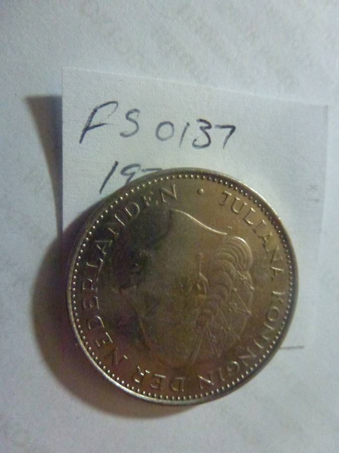 1970 Netherlands 2 1/2 gulden