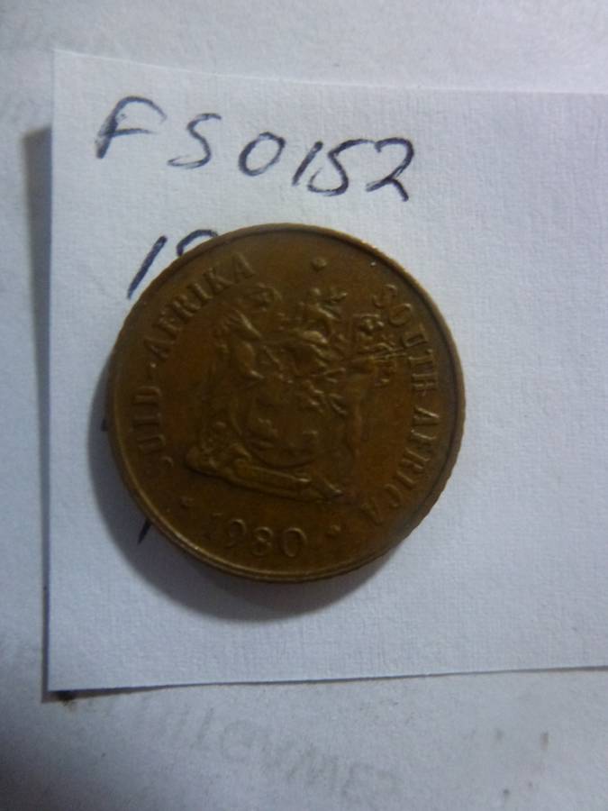 1980 Republic of South Africa 1 cent