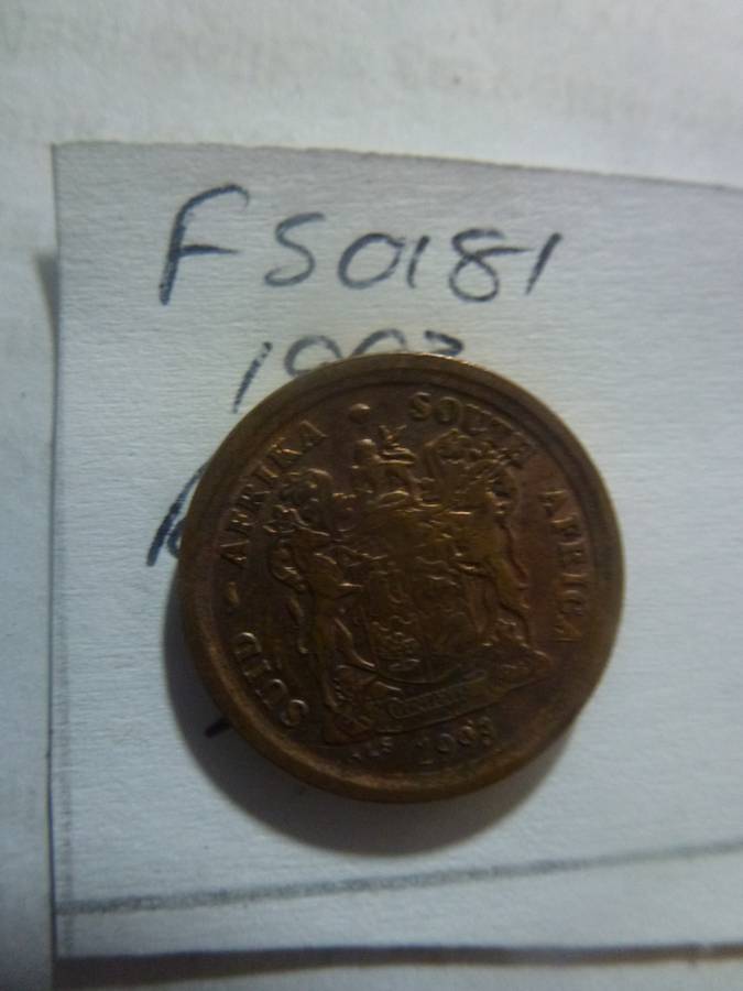 1993 Republic of South Africa 2 cent