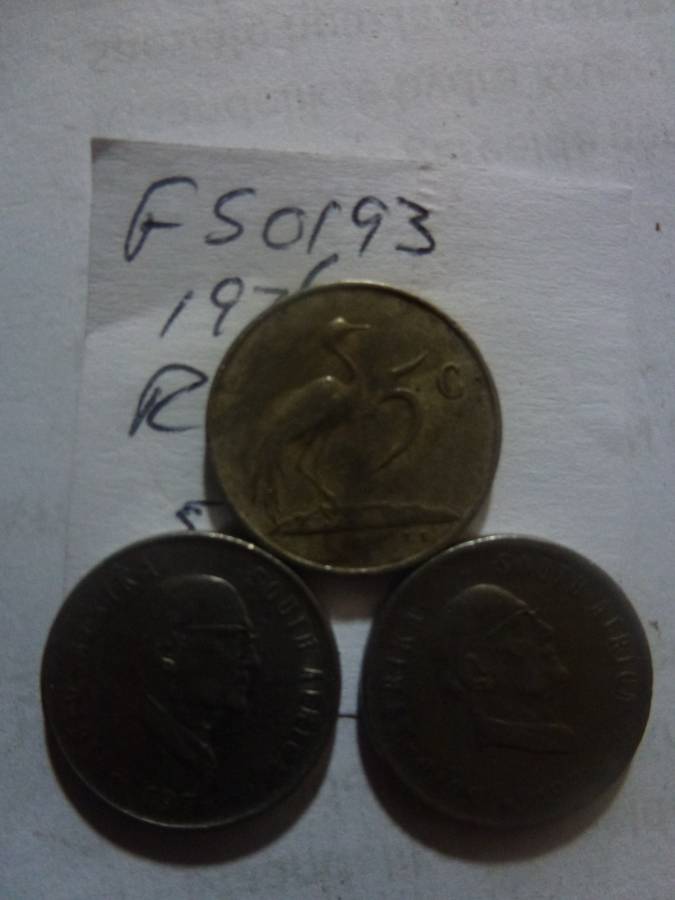 1976 Republic of South Africa 5 cent