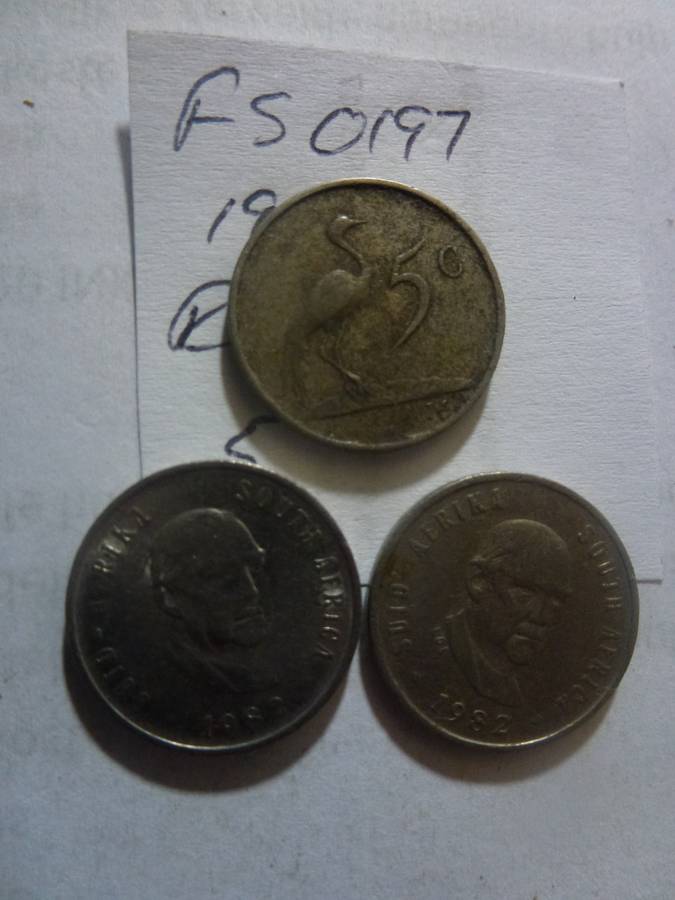 1982 Republic of South Africa 5 cent