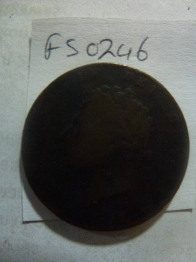 1827 Great Britain 1/2 penny