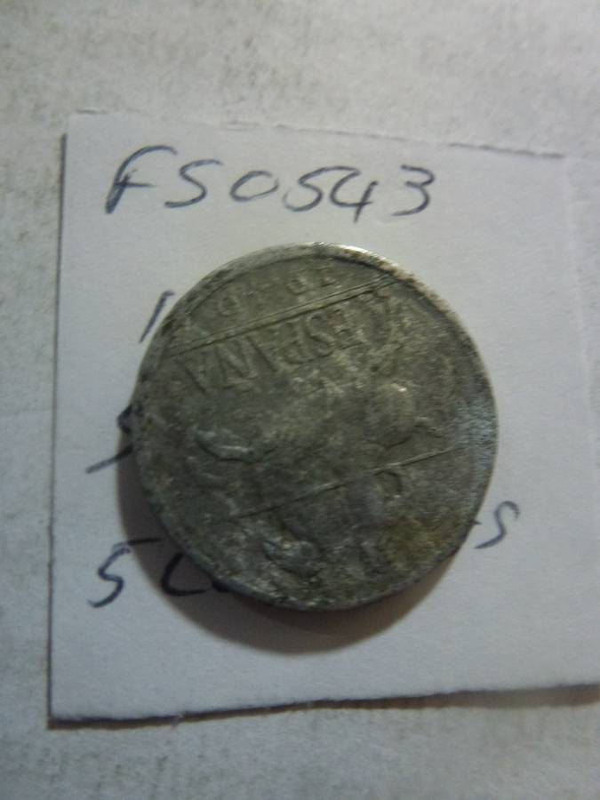 1940 Spain 5 centimos