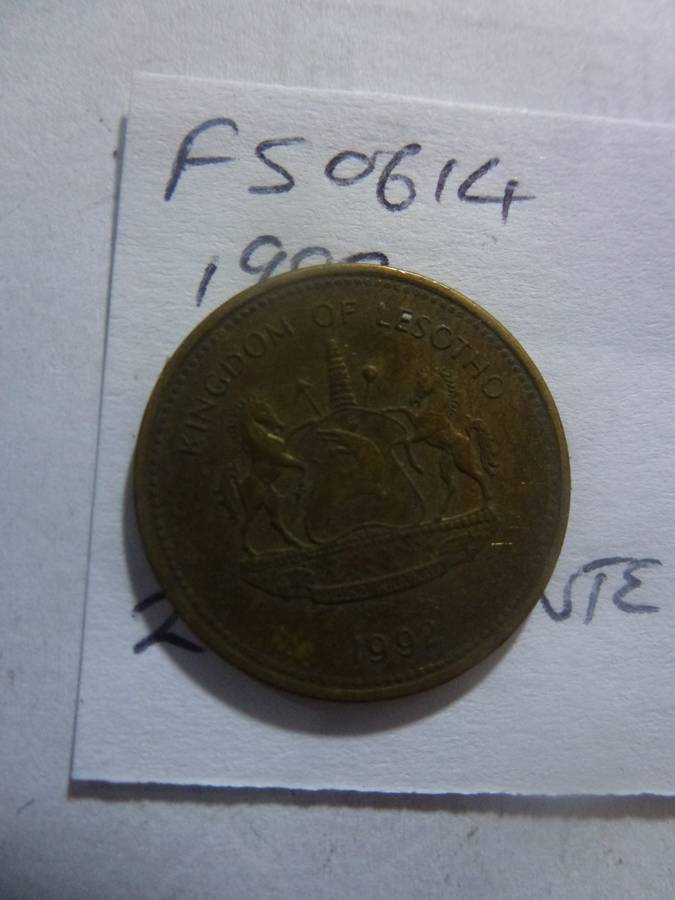 1992 Lesotho 2 lisente