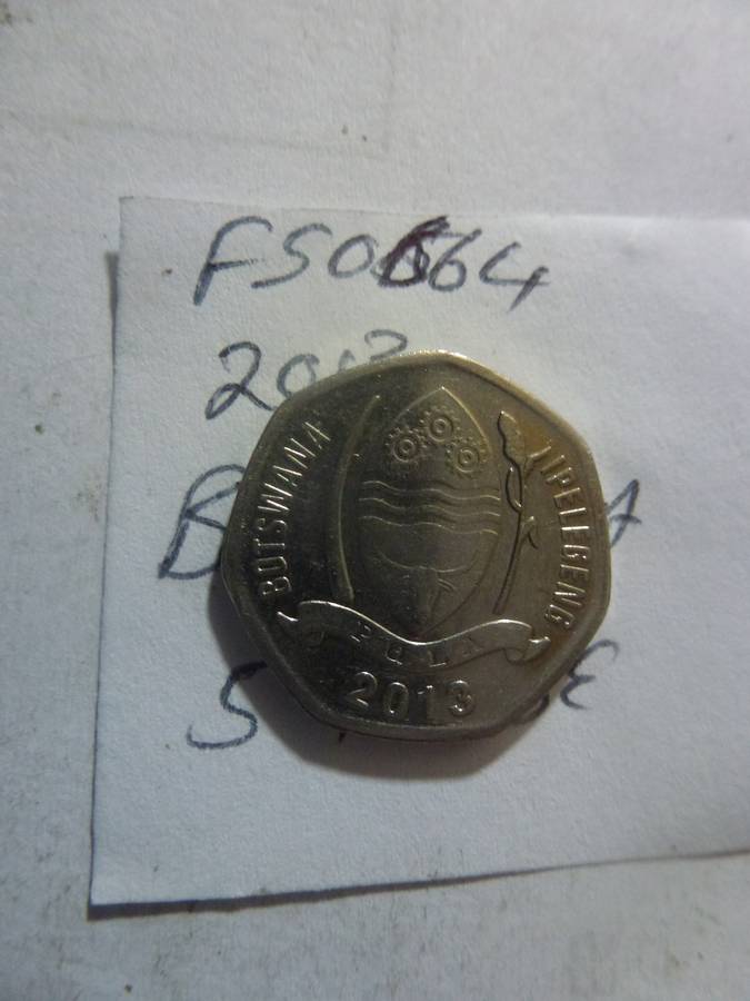 2013 Botswana 5 thebe